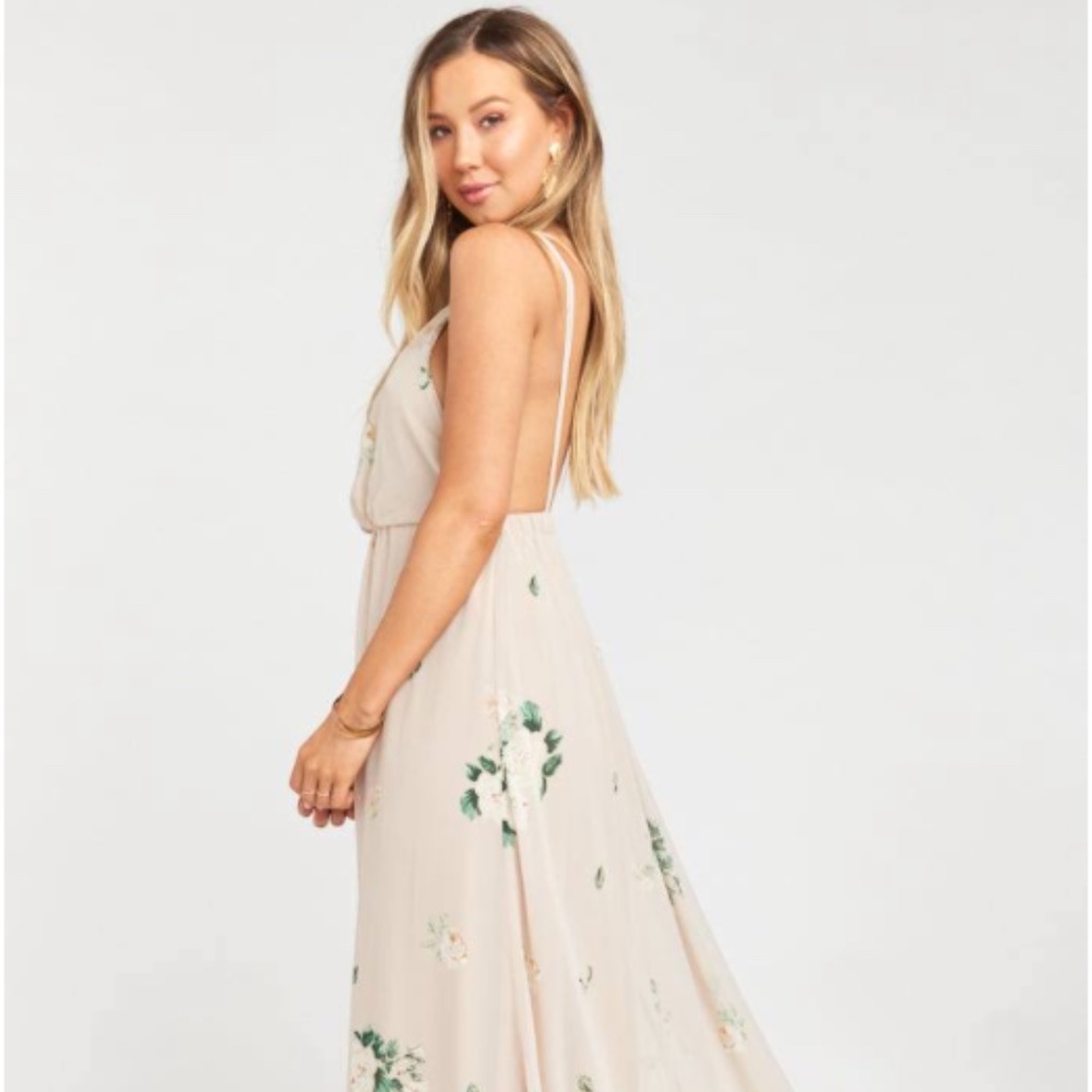 Show Me Your Mumu Amanda Maxi Dress Bouquet Toss Size L NWT